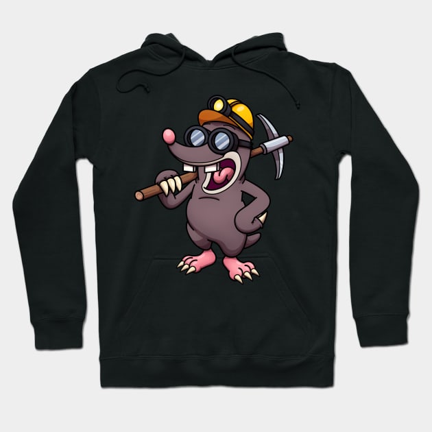 Miner Mole Hoodie by TheMaskedTooner